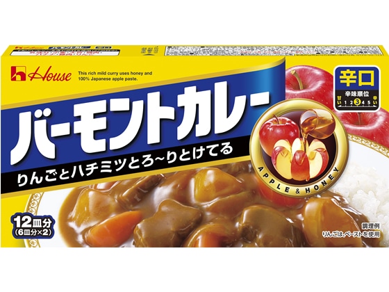 ハウス バーモントカレー 辛口 230g 1箱※軽（ご注文単位1箱)【直送品】