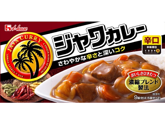 ハウス食品 ジャワカレー辛口 185g 1箱※軽（ご注文単位1箱)【直送品】