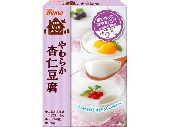 日清製粉ウェルナ お菓子百科やわらか杏仁豆腐 60g 1箱※軽（ご注文単位1箱)【直送品】 包装用品・店舗用品の通販 シモジマ