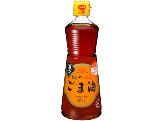 かどや製油 純正ごま油 濃口 600g 1本※軽（ご注文単位1本)【直送品】