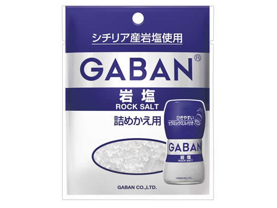 ハウス食品 ギャバン 岩塩 詰め替え用 35g 1袋※軽（ご注文単位1袋)【直送品】