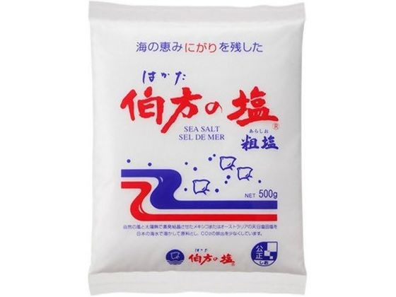 伯方塩業 伯方の塩 粗塩 500g 1個※軽（ご注文単位1個)【直送品】