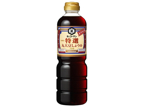 キッコーマン 特選丸大豆しょうゆ 750ml 1本※軽（ご注文単位1本)【直送品】