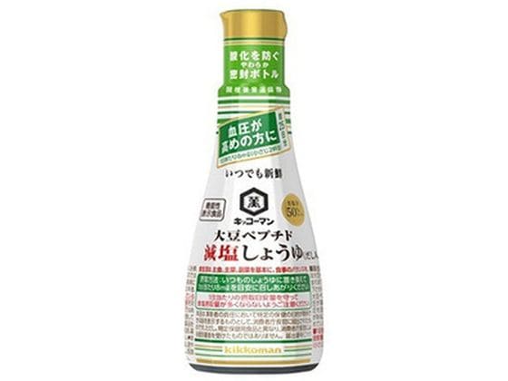 キッコーマン いつでも新鮮大豆ペプチド減塩しょうゆ200mL 1個※軽（ご注文単位1個)【直送品】