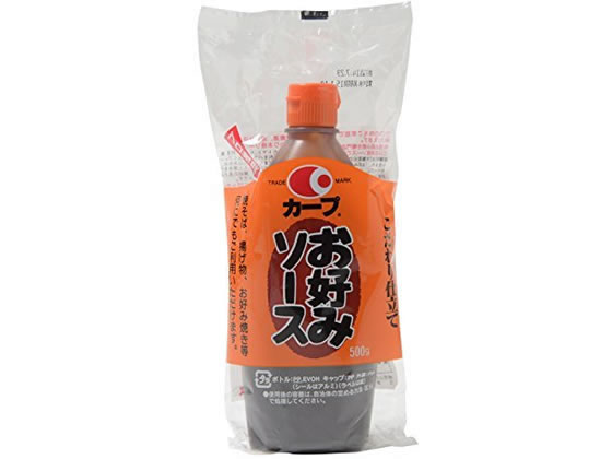 毛利醸造 カープお好みソース 500g 1本※軽（ご注文単位1本)【直送品】