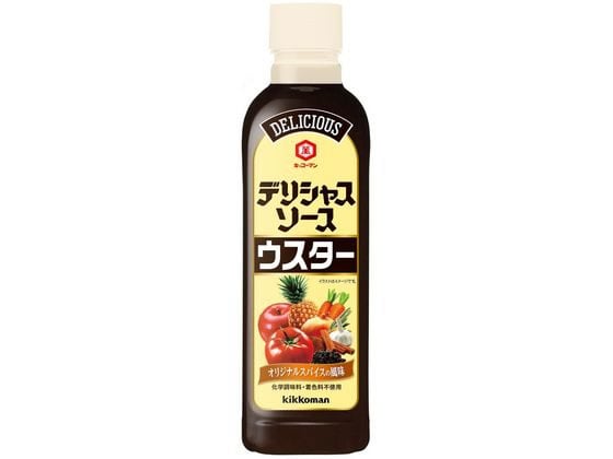 キッコーマン デリシャスソース ウスター 500ml 1本※軽（ご注文単位1本)【直送品】