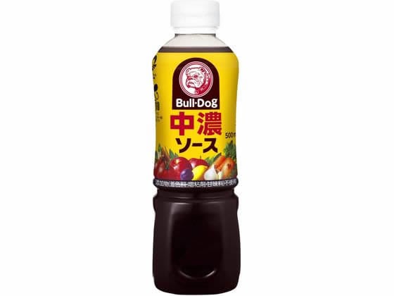 ブルドックソース 中濃ソース 500ml 1本※軽（ご注文単位1本)【直送品】