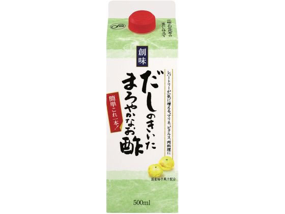 創味食品 だしのきいたまろやかなお酢 500ml 1本※軽（ご注文単位1本)【直送品】