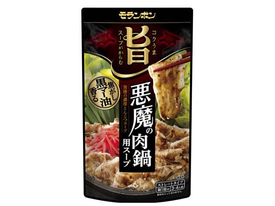 モランボン 悪魔の肉鍋用スープ 1袋※軽（ご注文単位1袋)【直送品】