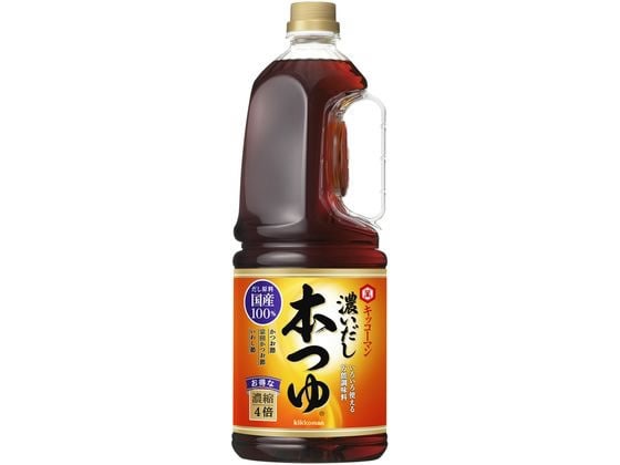 キッコーマン 濃いだし 本つゆ 1.8L 1個※軽（ご注文単位1個)【直送品】