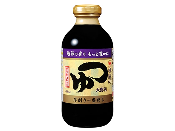 桃屋 つゆ大徳利 400ml 1本※軽（ご注文単位1本)【直送品】