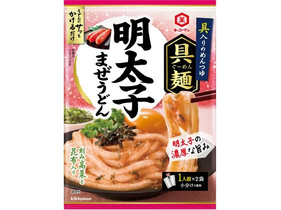 キッコーマン 具麺 明太子まぜうどん 1個※軽（ご注文単位1個)【直送品】