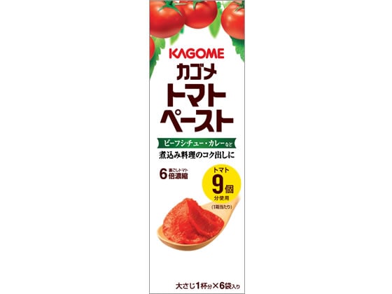 カゴメ トマトペーストミニパック 18g×6袋 1パック※軽（ご注文単位1パック)【直送品】