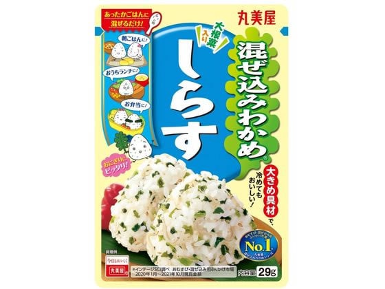 丸美屋 混ぜ込みわかめしらす 29g 1袋※軽（ご注文単位1袋)【直送品】