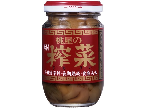 桃屋 味付搾菜 100g 1個※軽（ご注文単位1個)【直送品】