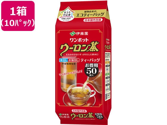 伊藤園 ワンポットエコティーバッグウーロン茶50袋×10パック 60537 1箱※軽（ご注文単位1箱）【直送品】