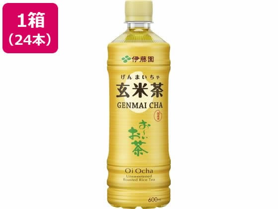 伊藤園 お～いお茶玄米茶 600ml×24本 1箱※軽（ご注文単位1箱）【直送品】