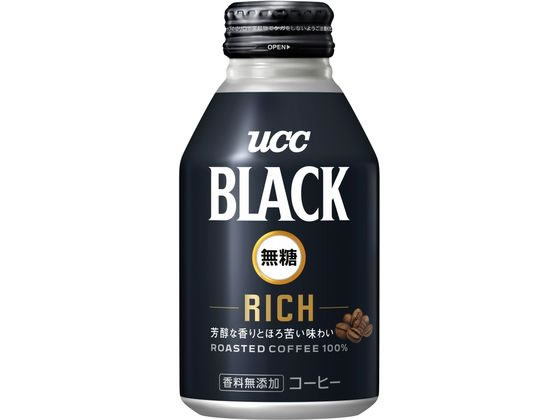 UCC BLACK無糖 RICH 275g 1缶※軽（ご注文単位1缶）【直送品】