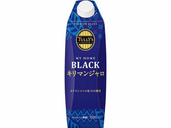 伊藤園 TULLY’S COFFEE キリマンジャロ キャップ付 1L 1本※軽（ご注文単位1本）【直送品】