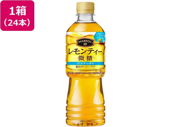 ポッカサッポロ マブロック レモンティー微糖 525ml×24本 1箱※軽（ご注文単位1箱）【直送品】