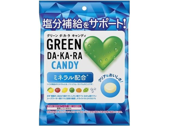 ロッテ GREEN DA・KA・RAキャンディ 1袋※軽（ご注文単位1袋）【直送品】