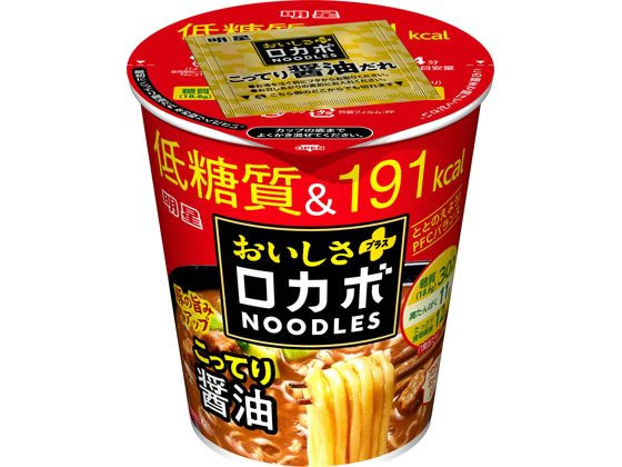 明星食品 ロカボNOODLESおいしさプラス こってり醤油 1個※軽（ご注文単位1個）【直送品】