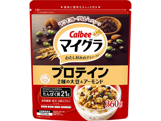 カルビー マイグラ プロテイン 360g 1袋※軽（ご注文単位1袋）【直送品】