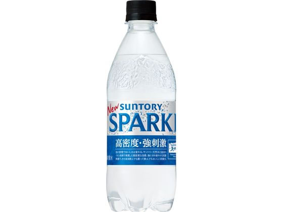 サントリー 天然水 SPARKLING 500ml 1本※軽（ご注文単位1本）【直送品】