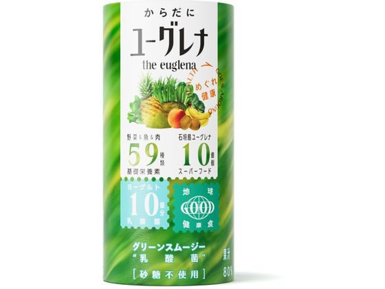 ユーグレナ からだにユーグレナ グリーンスムージー乳酸菌 195g 1本※軽（ご注文単位1本）【直送品】