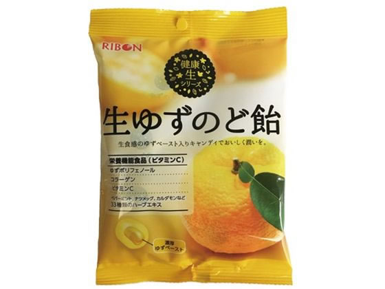 リボン 生ゆずのど飴 78g 1袋※軽（ご注文単位1袋）【直送品】