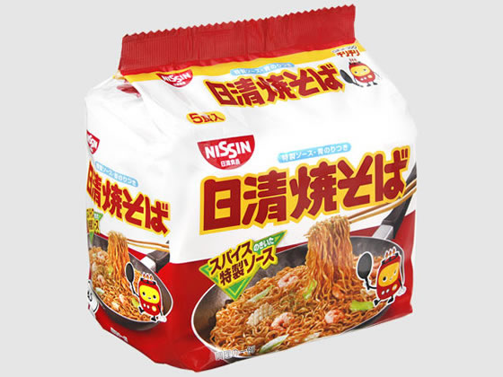 日清食品 日清焼そば 5食 1袋※軽（ご注文単位1袋）【直送品】