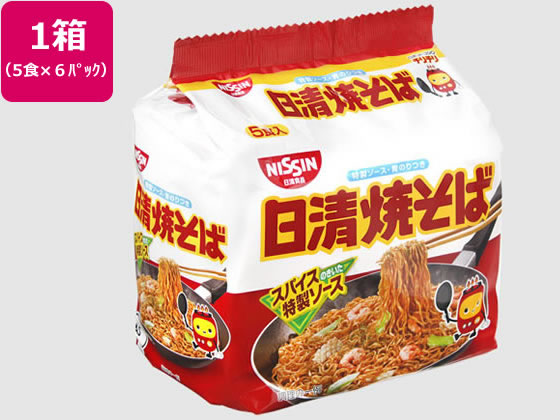 日清食品 日清焼そば 5食×6パック 1箱※軽（ご注文単位1箱）【直送品】