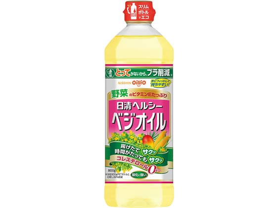 日清オイリオ 日清ヘルシーベジオイル 800g 1本※軽（ご注文単位1本）【直送品】