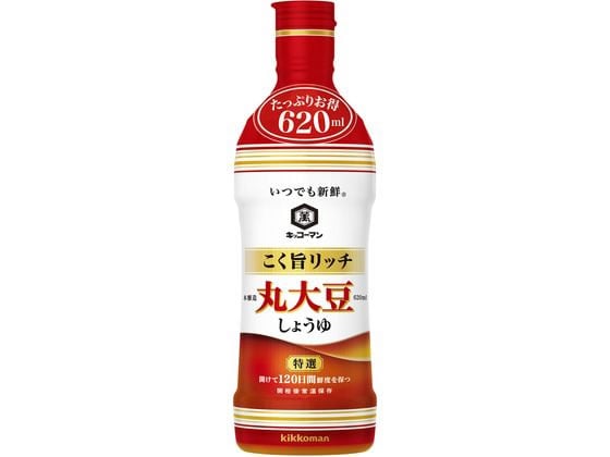 キッコーマン食品 いつでも新鮮 特選 丸大豆しょうゆ 620mL 1本※軽（ご注文単位1本）【直送品】