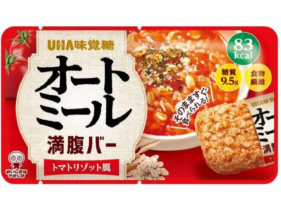 UHA味覚糖 オートミール満腹バー トマトリゾット 55g 1個※軽（ご注文単位1個）【直送品】