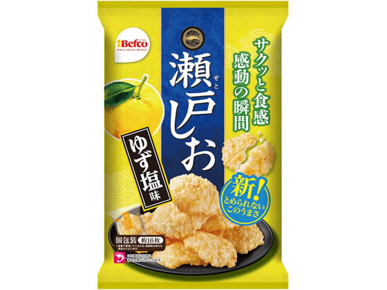 栗山米菓 瀬戸しお ゆず塩味 83g 1袋※軽（ご注文単位1袋）【直送品】