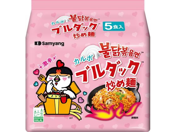 三養ジャパン カルボナーラ ブルダック炒め麺 袋麺 5食パック 1パック※軽（ご注文単位1パック）【直送品】