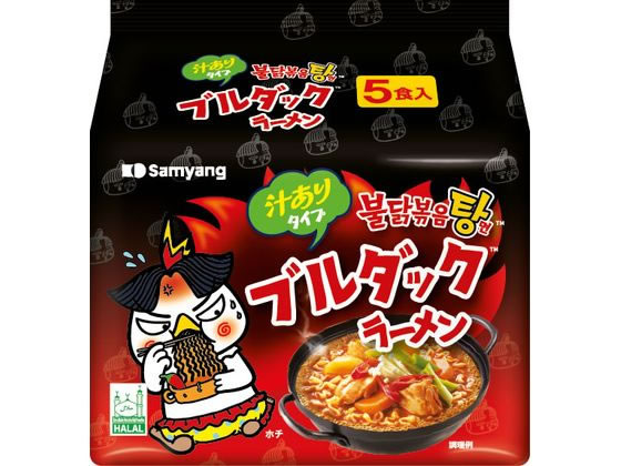 三養ジャパン ブルダック ラーメン 袋麺 5食パック 1パック※軽（ご注文単位1パック）【直送品】