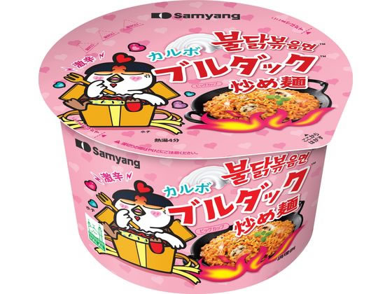 三養ジャパン カルボナーラ ブルダック炒め麺 ビッグカップ 1個※軽（ご注文単位1個）【直送品】