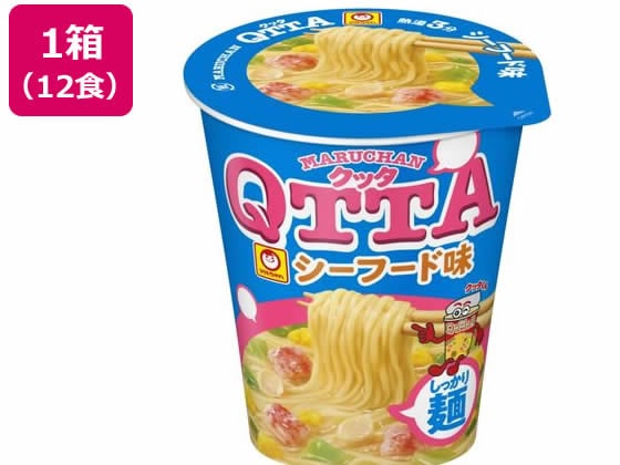 東洋水産 MARUCHAN QTTA シーフード味 77g 12食 1箱※軽（ご注文単位1箱）【直送品】