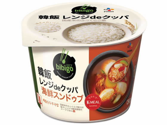 CJFOODSJAPAN bibigo レンジクッパ 海鮮スンドゥブ 173.7g 1個※軽（ご注文単位1個）【直送品】