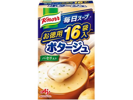 味の素 クノール 毎日スープ ポタージュ 16袋入り 1箱※軽（ご注文単位1箱）【直送品】