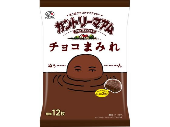 不二家 カントリーマアムチョコまみれミドルパック 1個※軽（ご注文単位1個）【直送品】