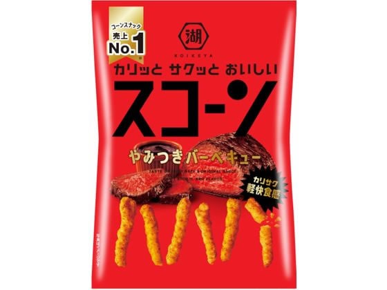 湖池屋 スコーンやみつきバーベキュー 73g 1個※軽（ご注文単位1個）【直送品】