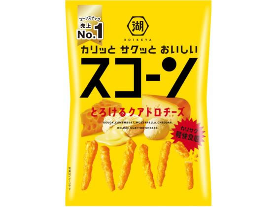 湖池屋 スコーンとろけるクアトロチーズ 73g 1個※軽（ご注文単位1個）【直送品】