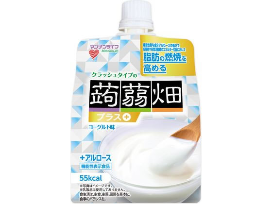 マンナンライフ クラッシュタイプの蒟蒻畑 プラス ヨーグルト味 150g 1個※軽（ご注文単位1個）【直送品】