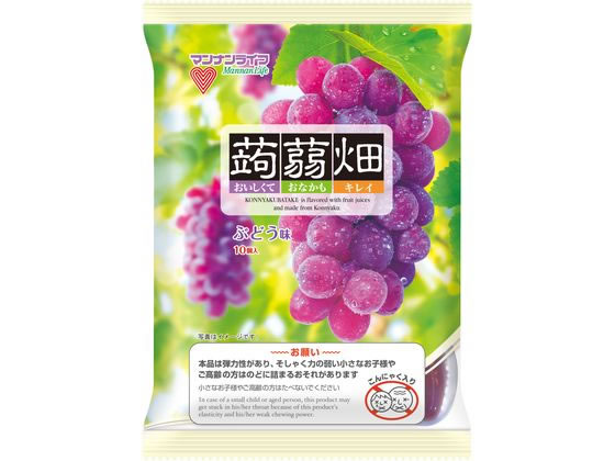 マンナンライフ 蒟蒻畑 ぶどう味 1袋※軽（ご注文単位1袋）【直送品】