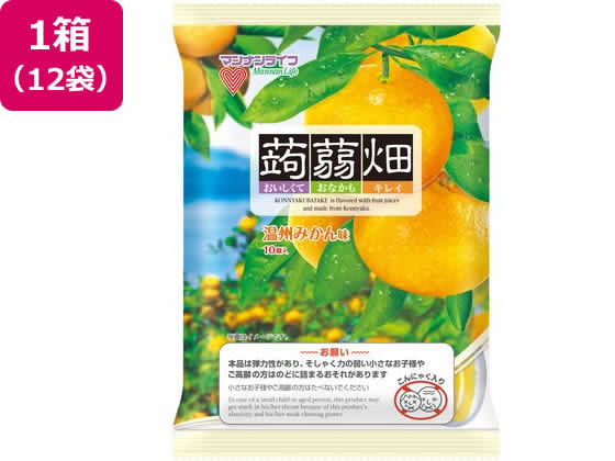 マンナンライフ 蒟蒻畑 温州みかん味 12袋 1箱※軽（ご注文単位1箱）【直送品】