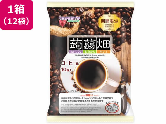 マンナンライフ 蒟蒻畑 コーヒー味 12袋 1箱※軽（ご注文単位1箱）【直送品】