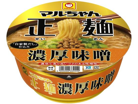 東洋水産 マルちゃん正麺 カップ 濃厚味噌 133g 1個※軽（ご注文単位1個）【直送品】